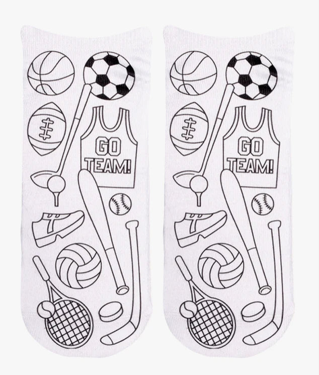 Color Your Own Sports Socks