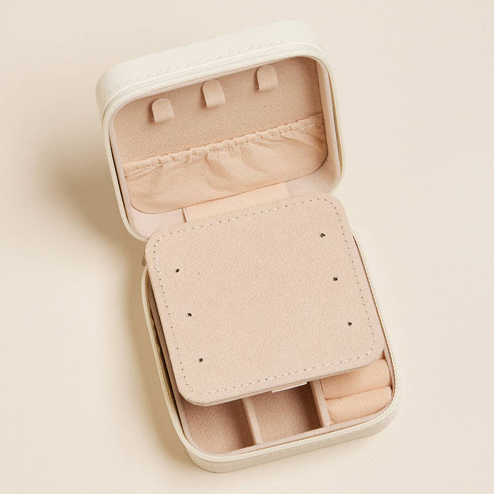 Dainty Flower Portable Jewelry Box