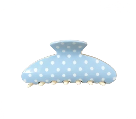 Polka Dot Claw Clip