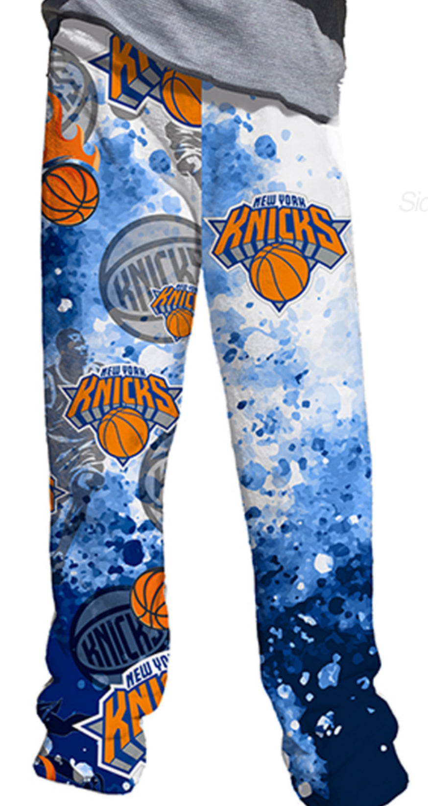 Knicks fuzzy pants