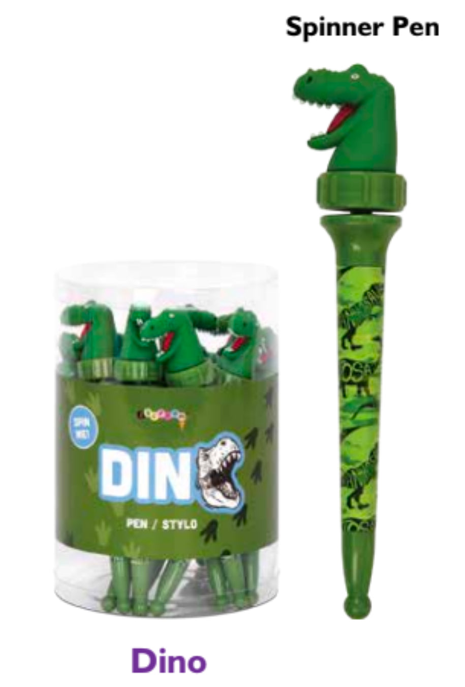 Dino Spinner Pen