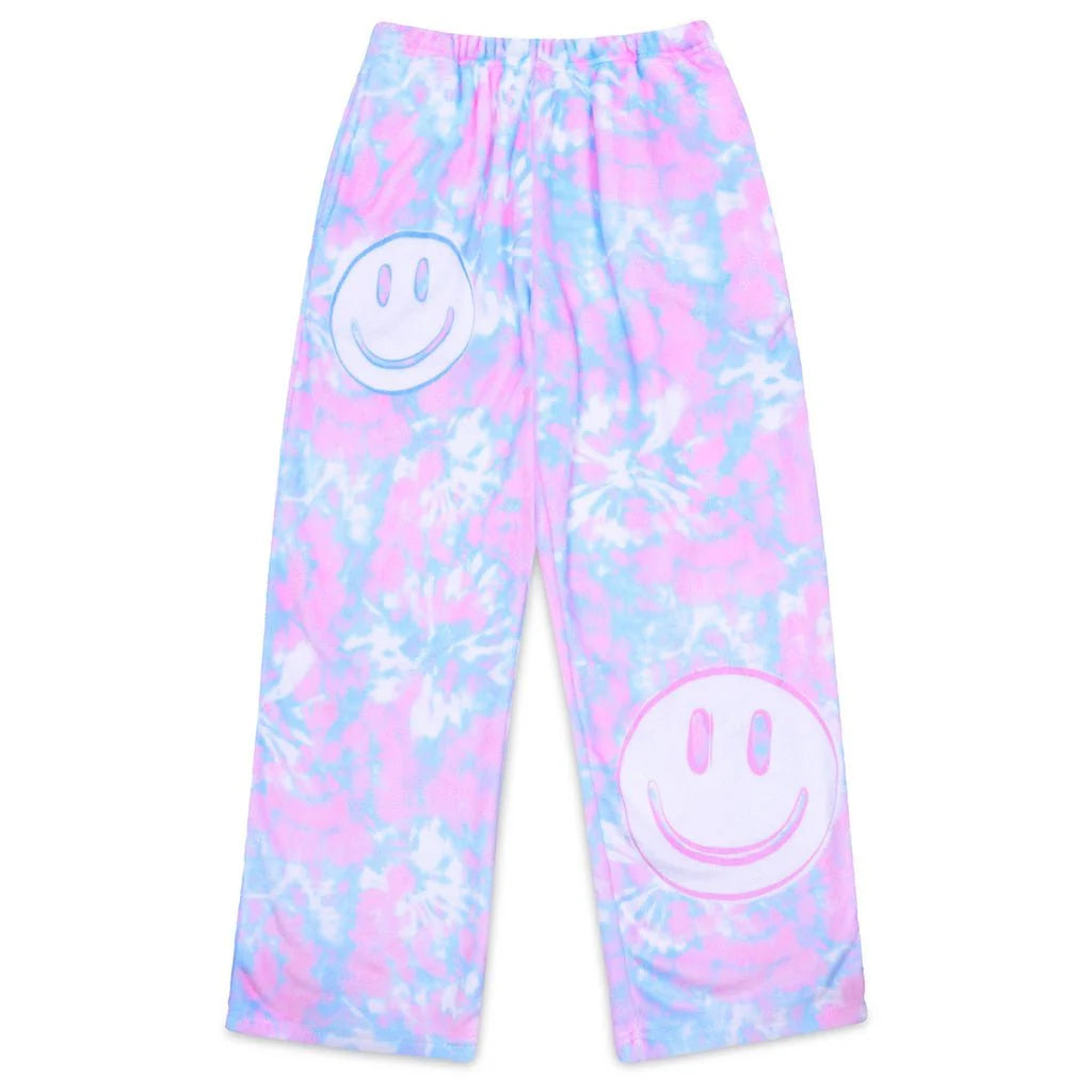 Tie Dye Smiles Plush Pant