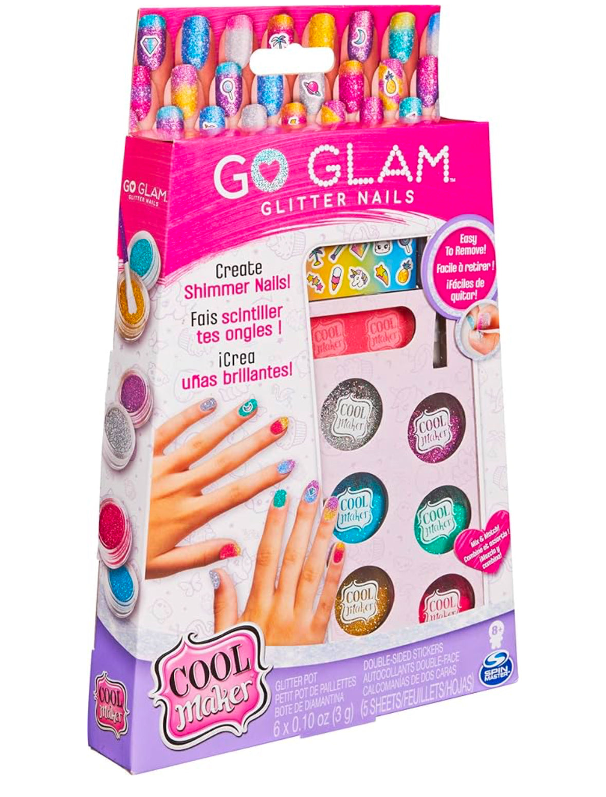 Go Glam Glitter Nails