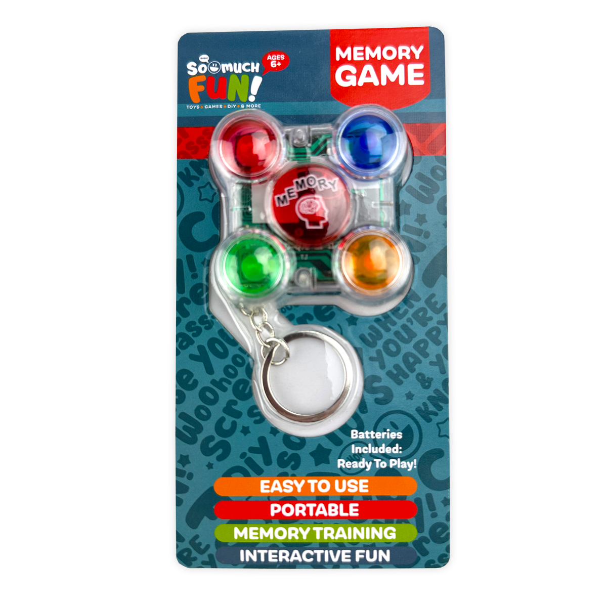 Mini Memory Game Keychain