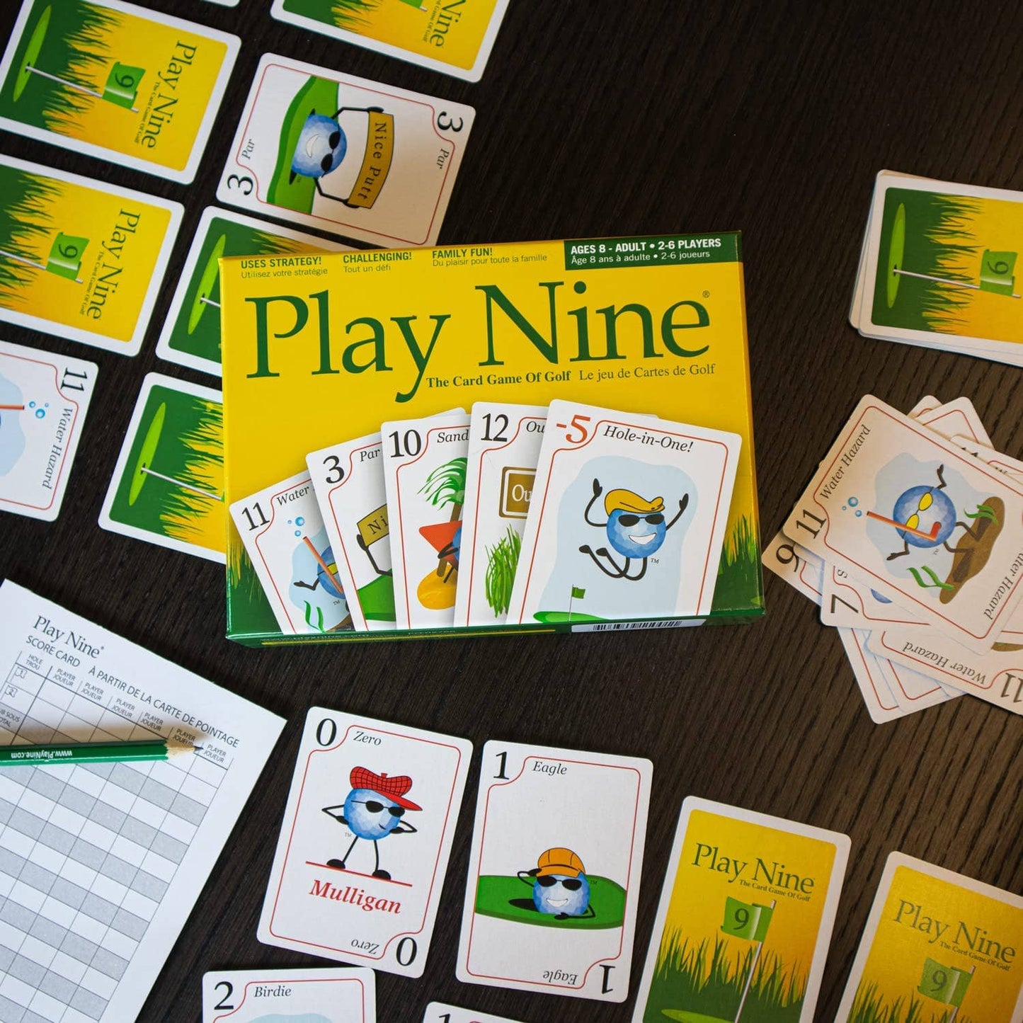 Play Nine Golf Card Game