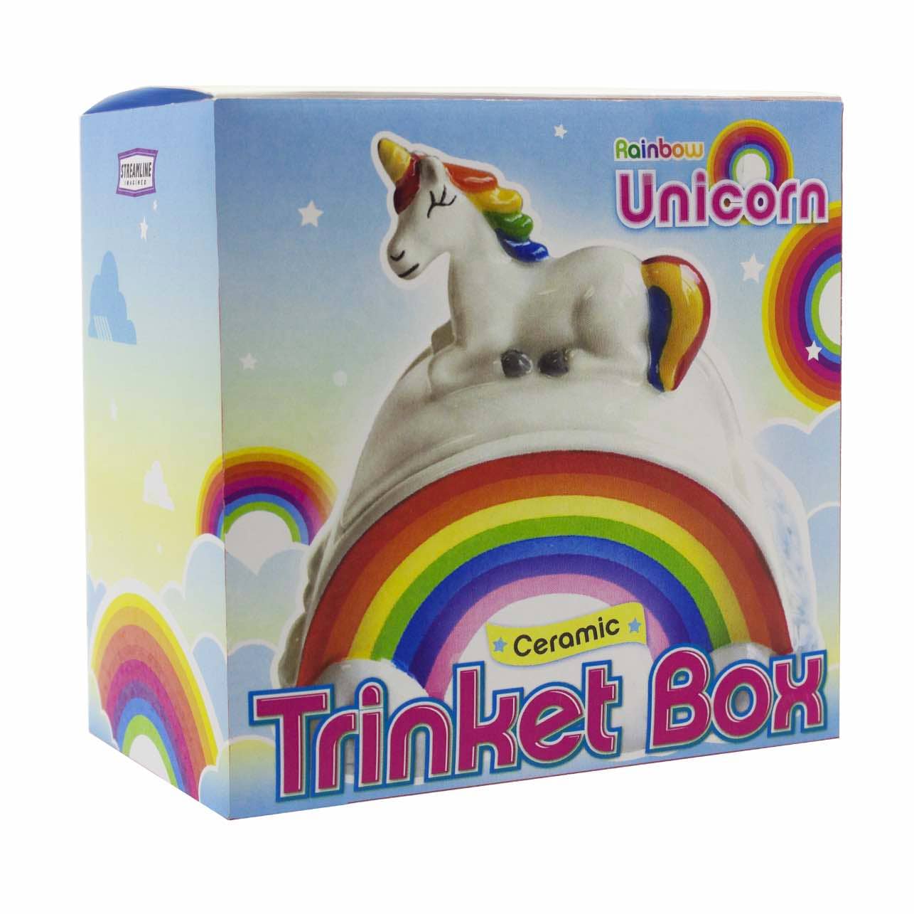 Rainbow Unicorn Trinket Box