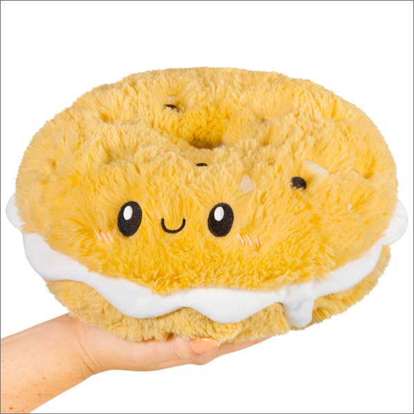 Bagel with cream cheese plush