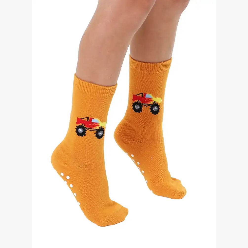 3D Packaged Kids Crew Socks - Monster Truck