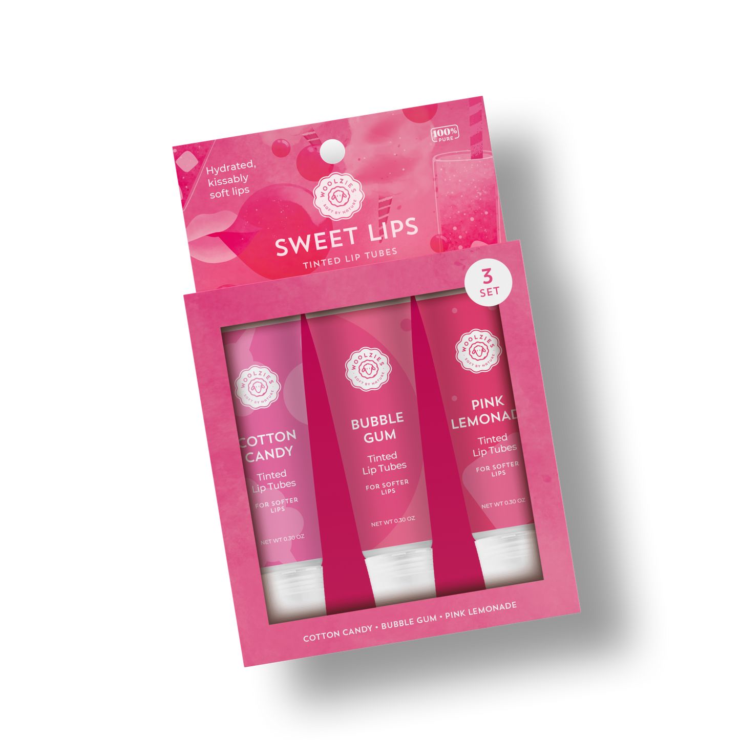 Sweet Lips Lip Tube Set of 3