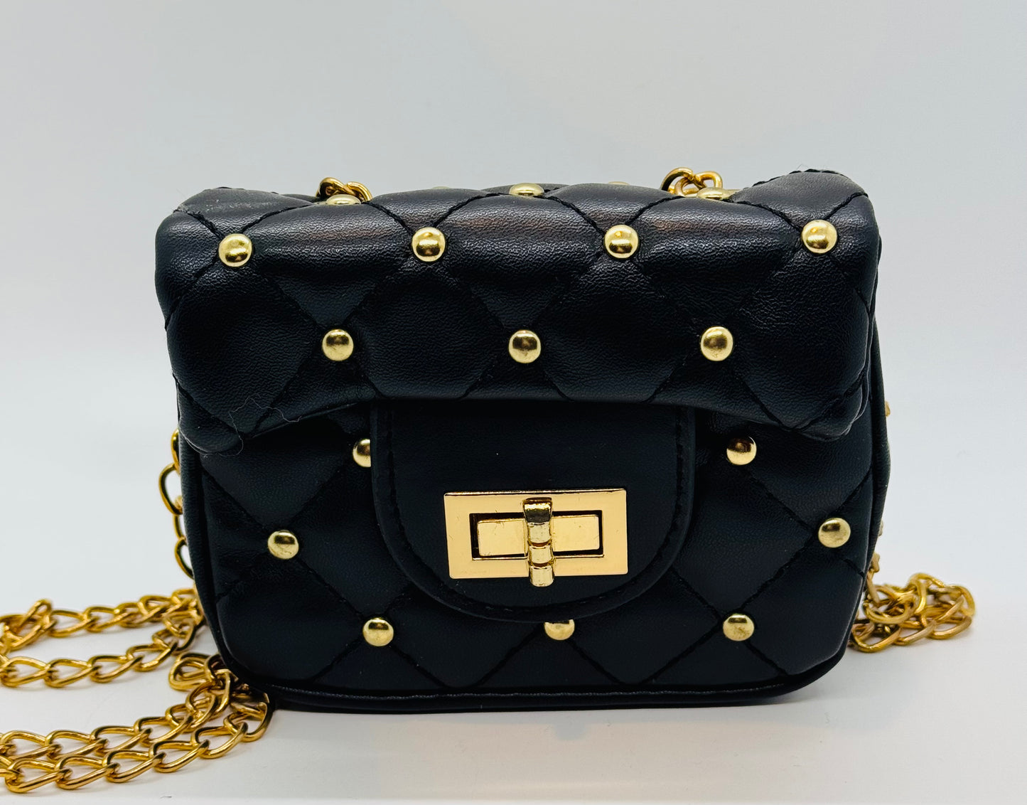 Maddie Mini Purse With Gold Balls