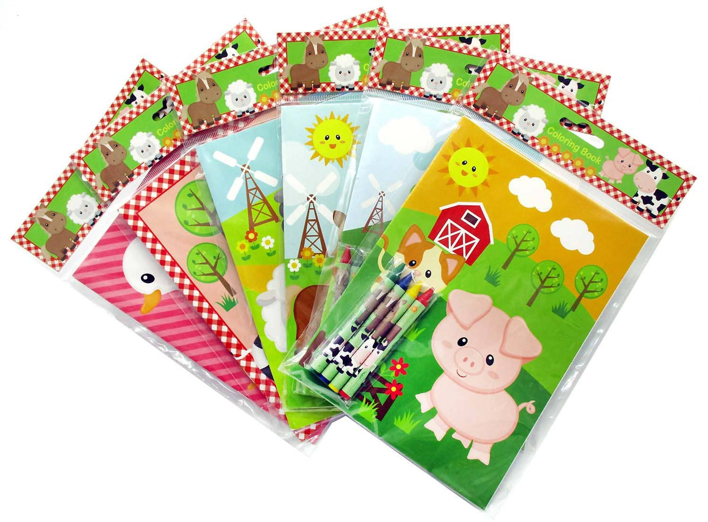 Farm Animals Coloring Books