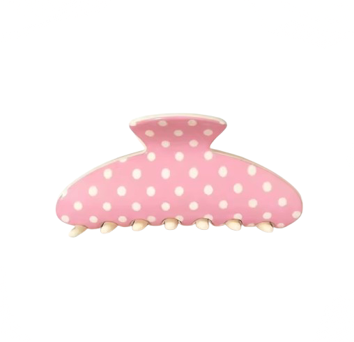 Polka Dot Claw Clip
