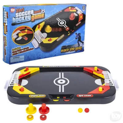 Two in One Tabletop Soccer & Hockey Game