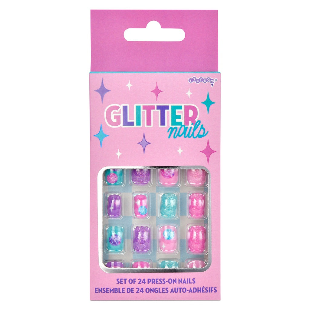 Glitter Press On Nails