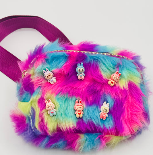 Labubu Fur Belt Bag