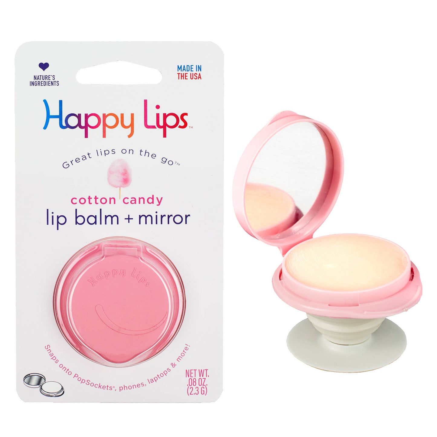 Happy Lips –cotton candy lip balm