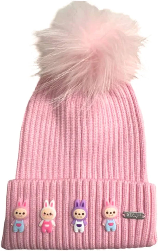 Bari Lynn Pink Labubu Hat