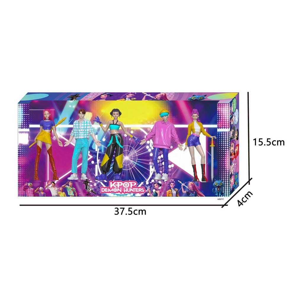 Kpop Demon Hunters Fashion Doll 5 Figure Set