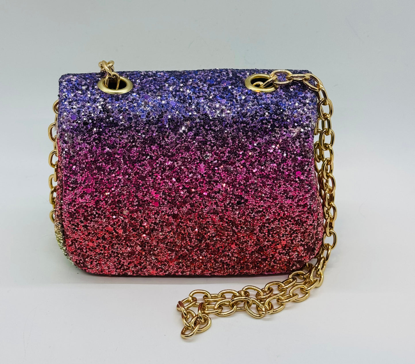 Bella Rainbow Glitter Mini Purse