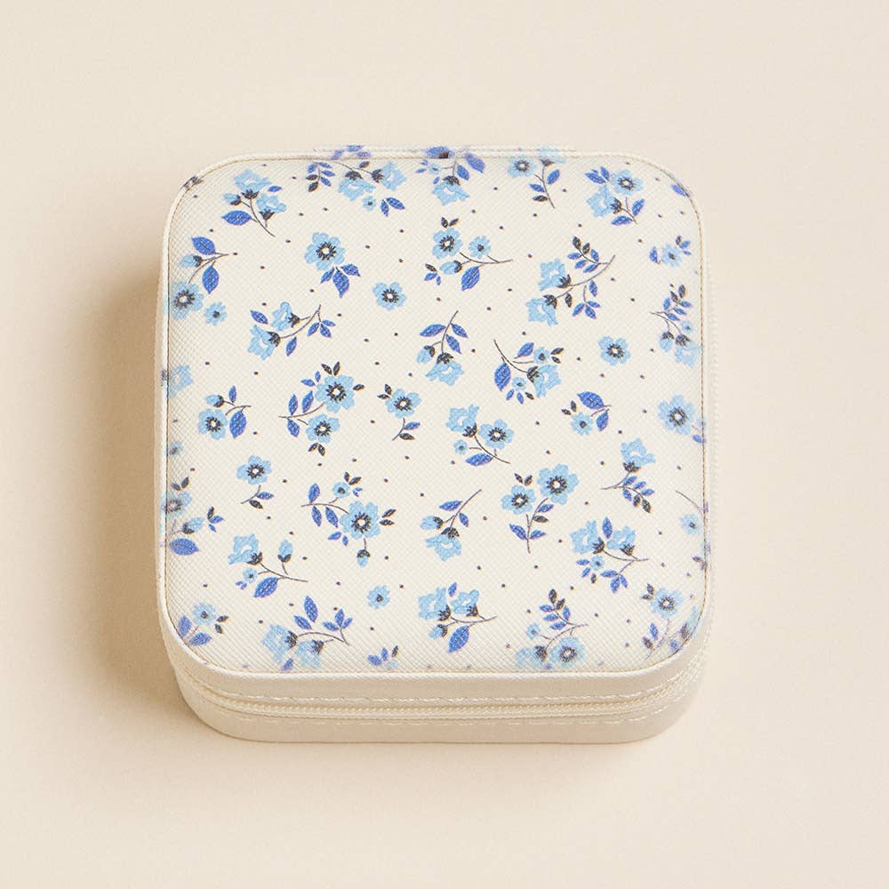 Dainty Flower Portable Jewelry Box
