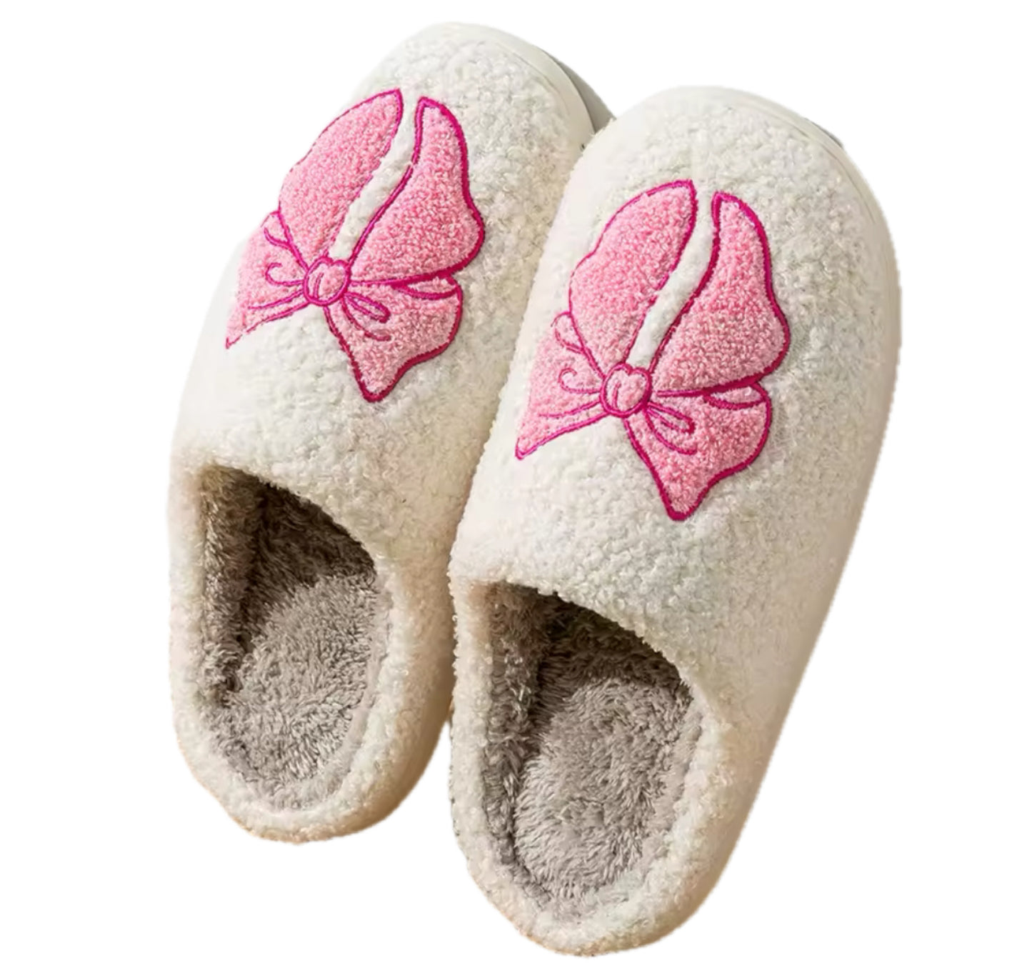 Coquette Bow Slippers