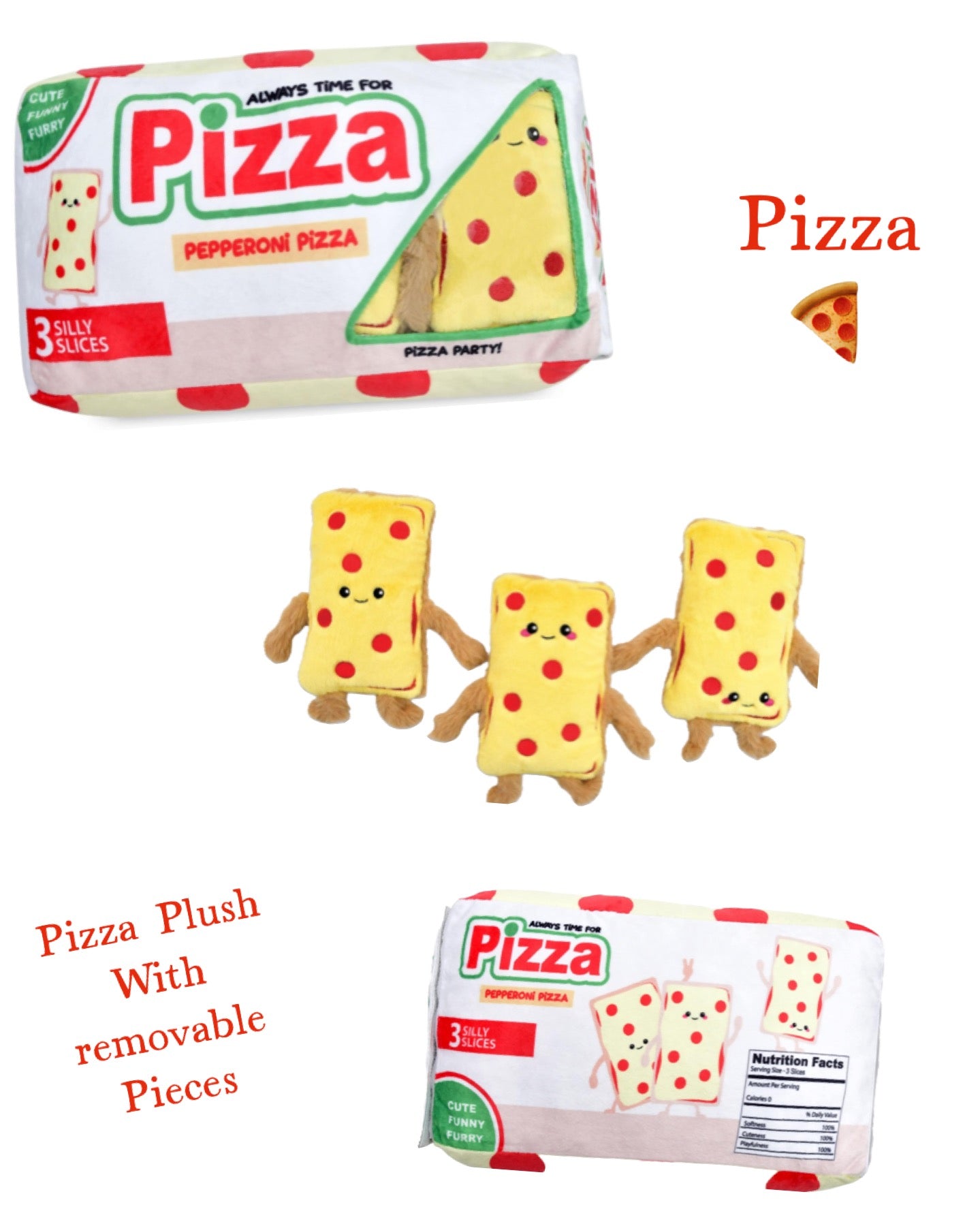 Pizza Packaging Plush