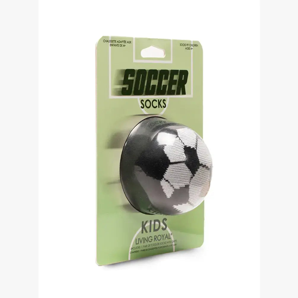 3D Packaged kids soccer crew socks