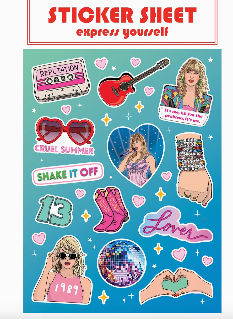 Swiftie Sticker Sheet