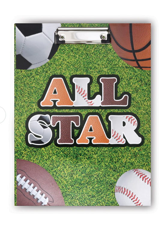 All Star Clipboard Stationery Set