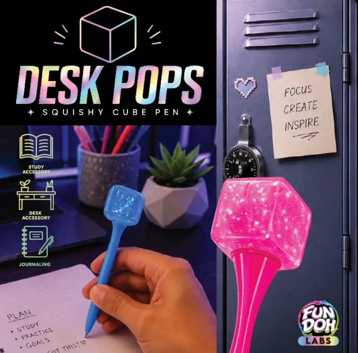 Squishy Cube Fidget Pens