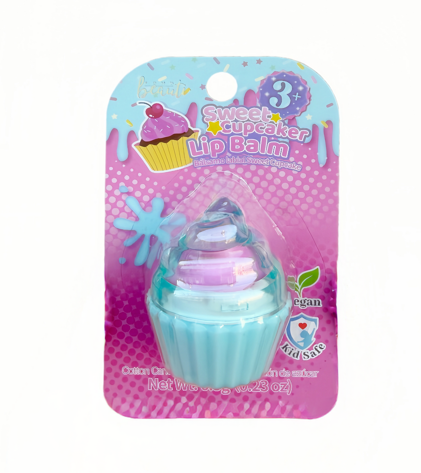 Sweet Cupcake Lip Balm – Cotton Candy