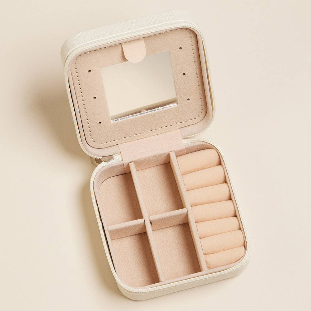 Dainty Flower Portable Jewelry Box