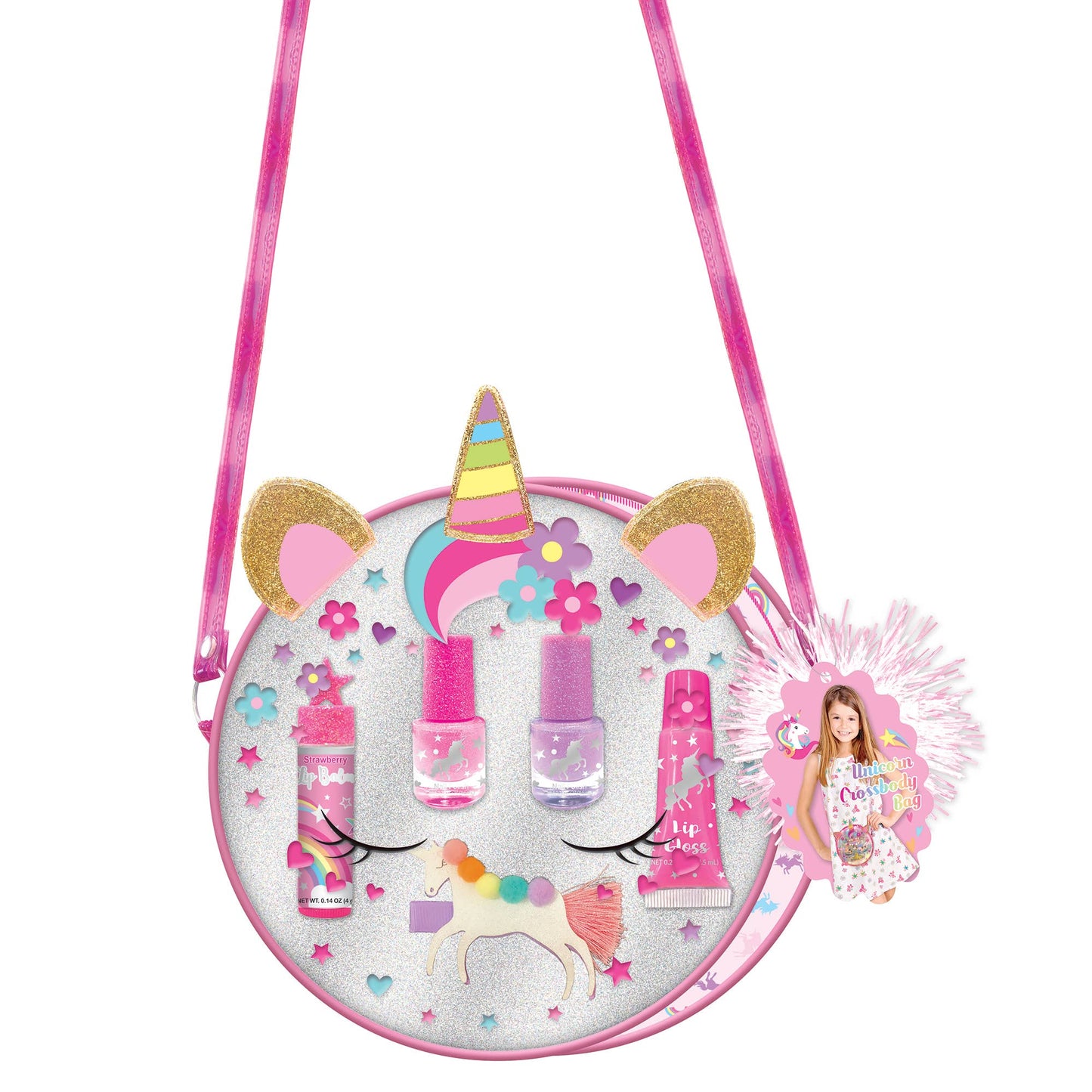 Unicorn Beauty Crossbody Set