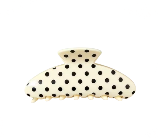 Polka Dot Claw Clip