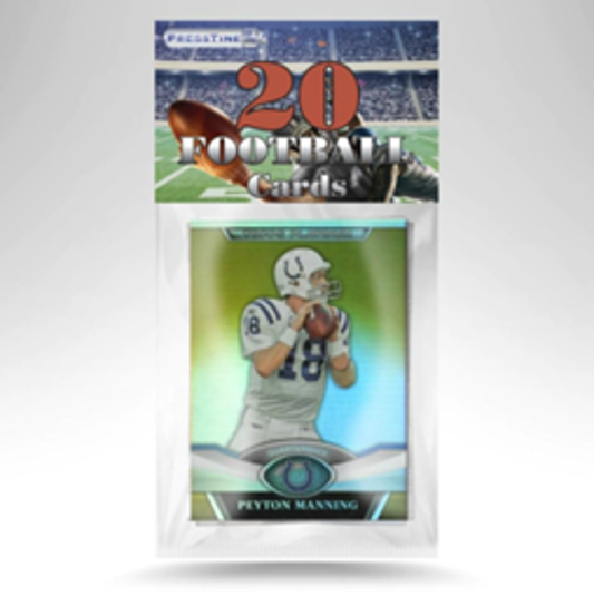 Football trading cards 20 Card Pack