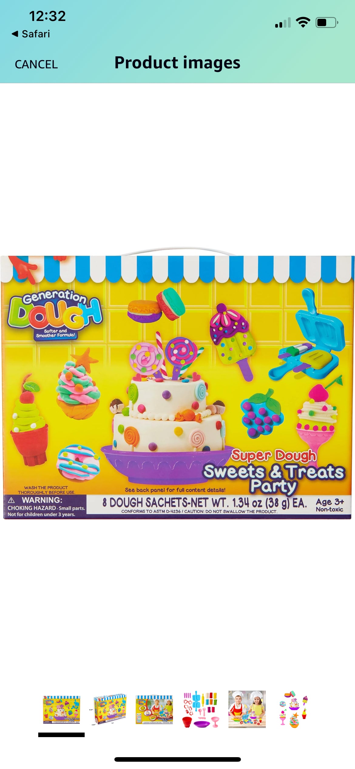 Sweets & Treats Party Super Dough Kit