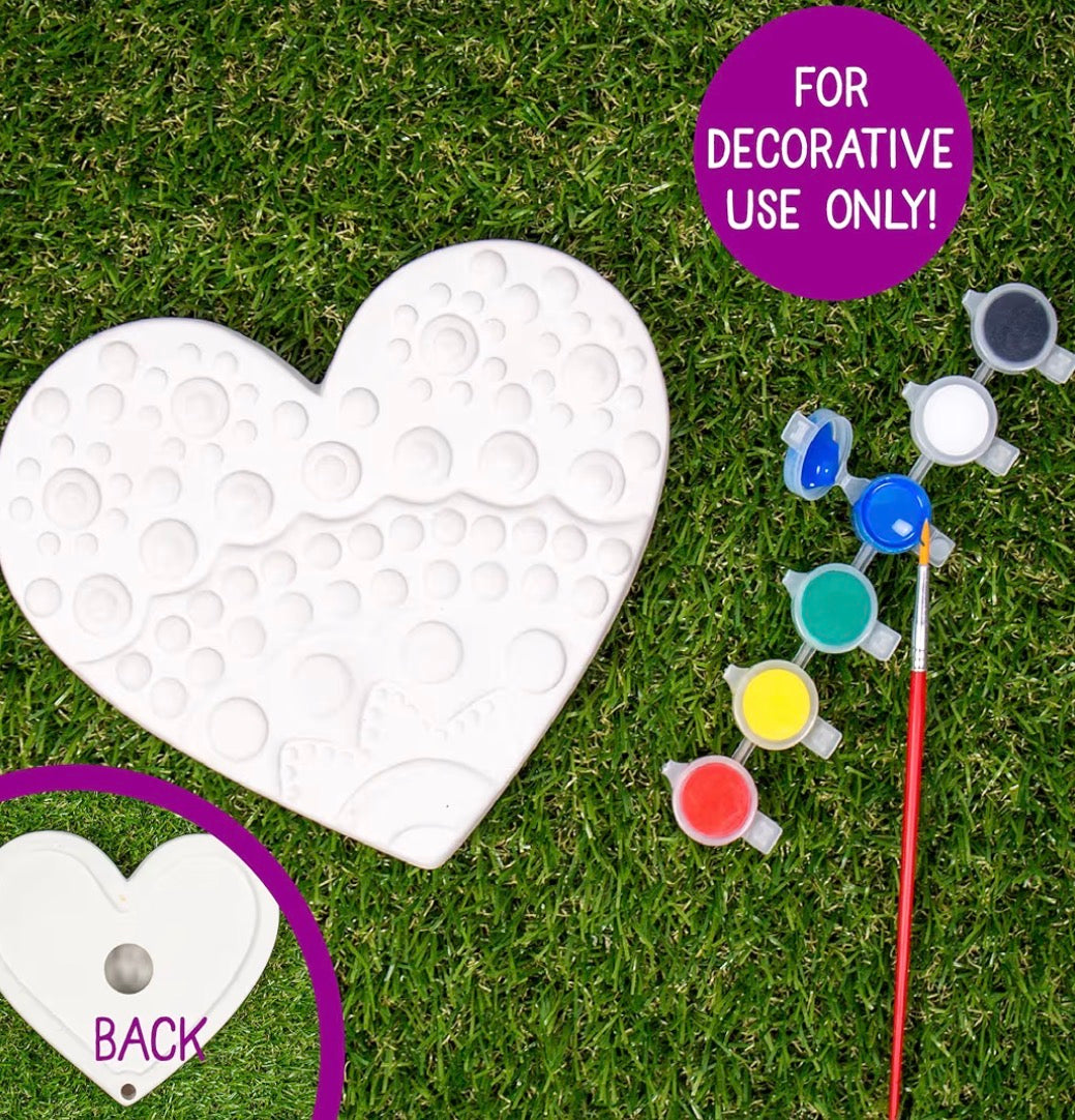 Mosaic Heart Stepping Stone