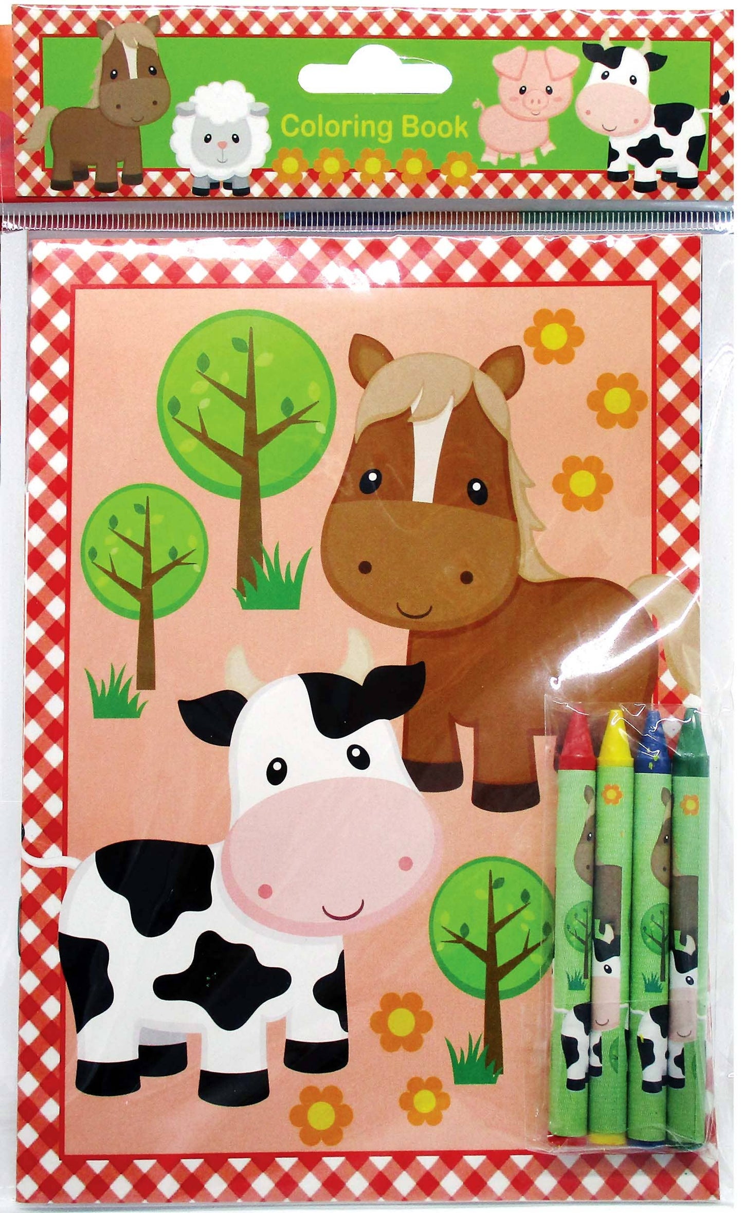 Farm Animals Coloring Books