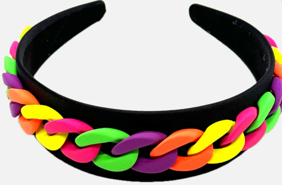 Neon Chain link headbands