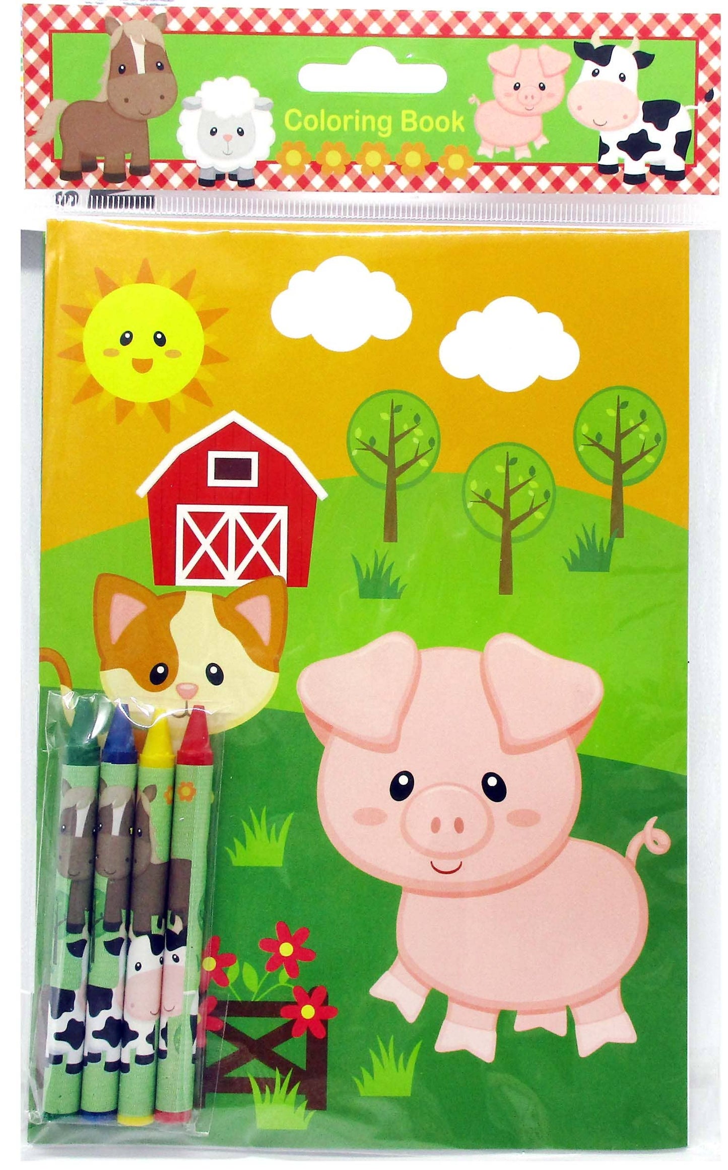 Farm Animals Coloring Books