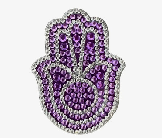 StickerBeans Purple Hamsa