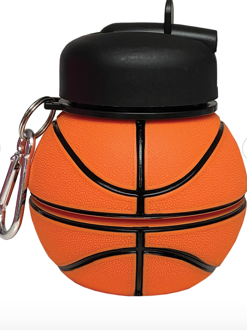 Basketball Collapsible Water Bottle