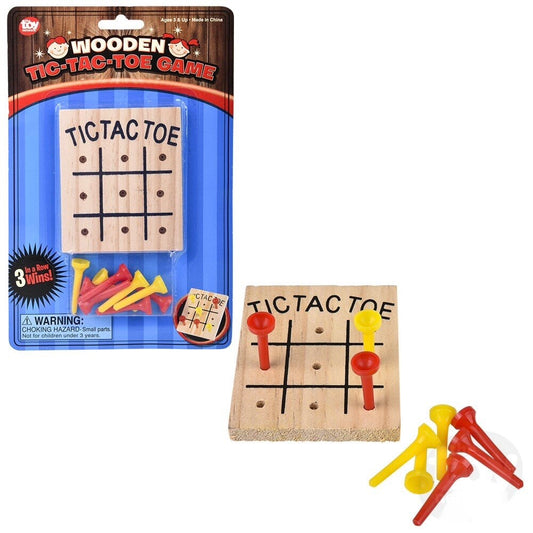 Wooden Tic-Tac-Toe Game