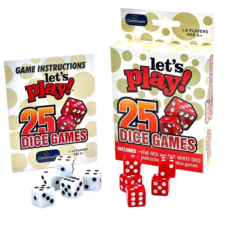 Let's Play 25 Games Dice