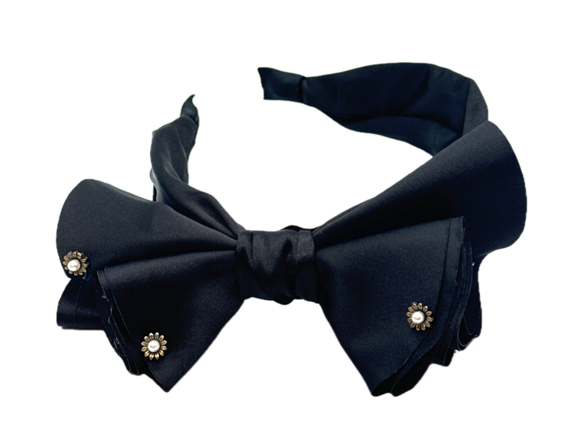 Satin Bow Headband