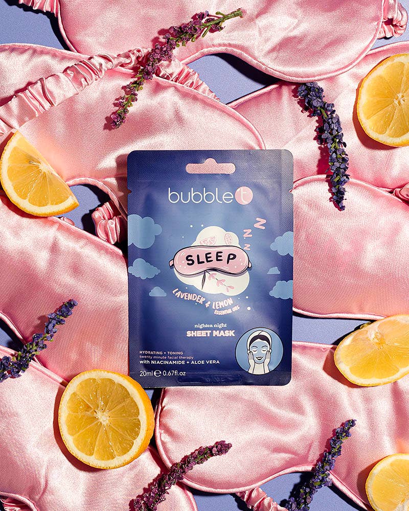 Lavender & Lemon Hydrating Spa Face Sheet Mask