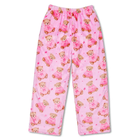 Beary cute plush pant