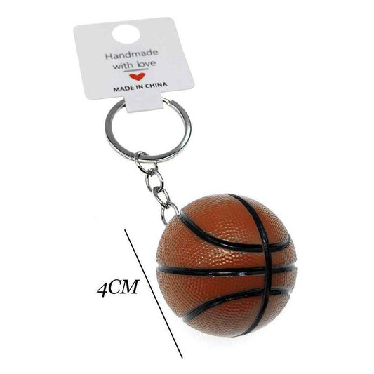 Basketball Charm Drop Keychains