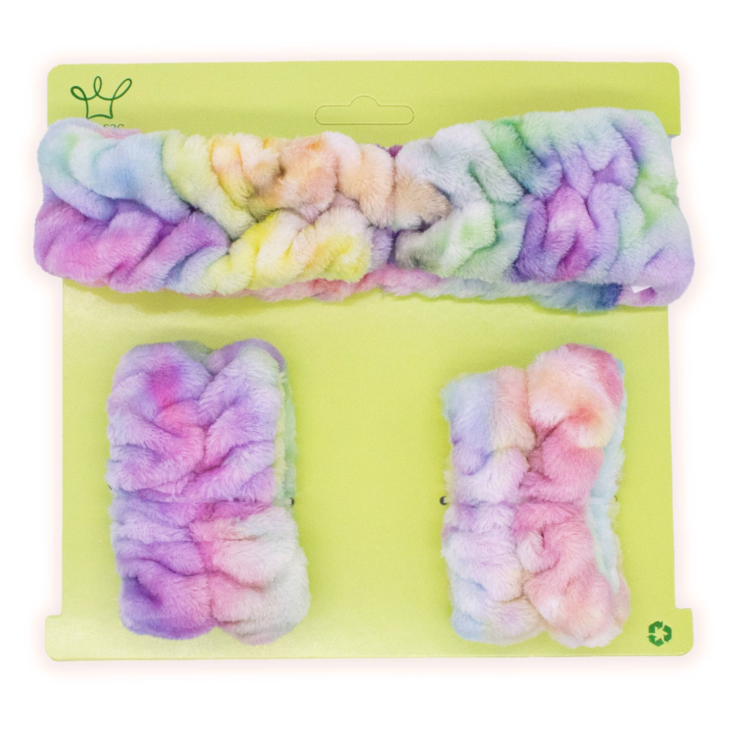 Tie Dyed Spa Headband & Wristband Set