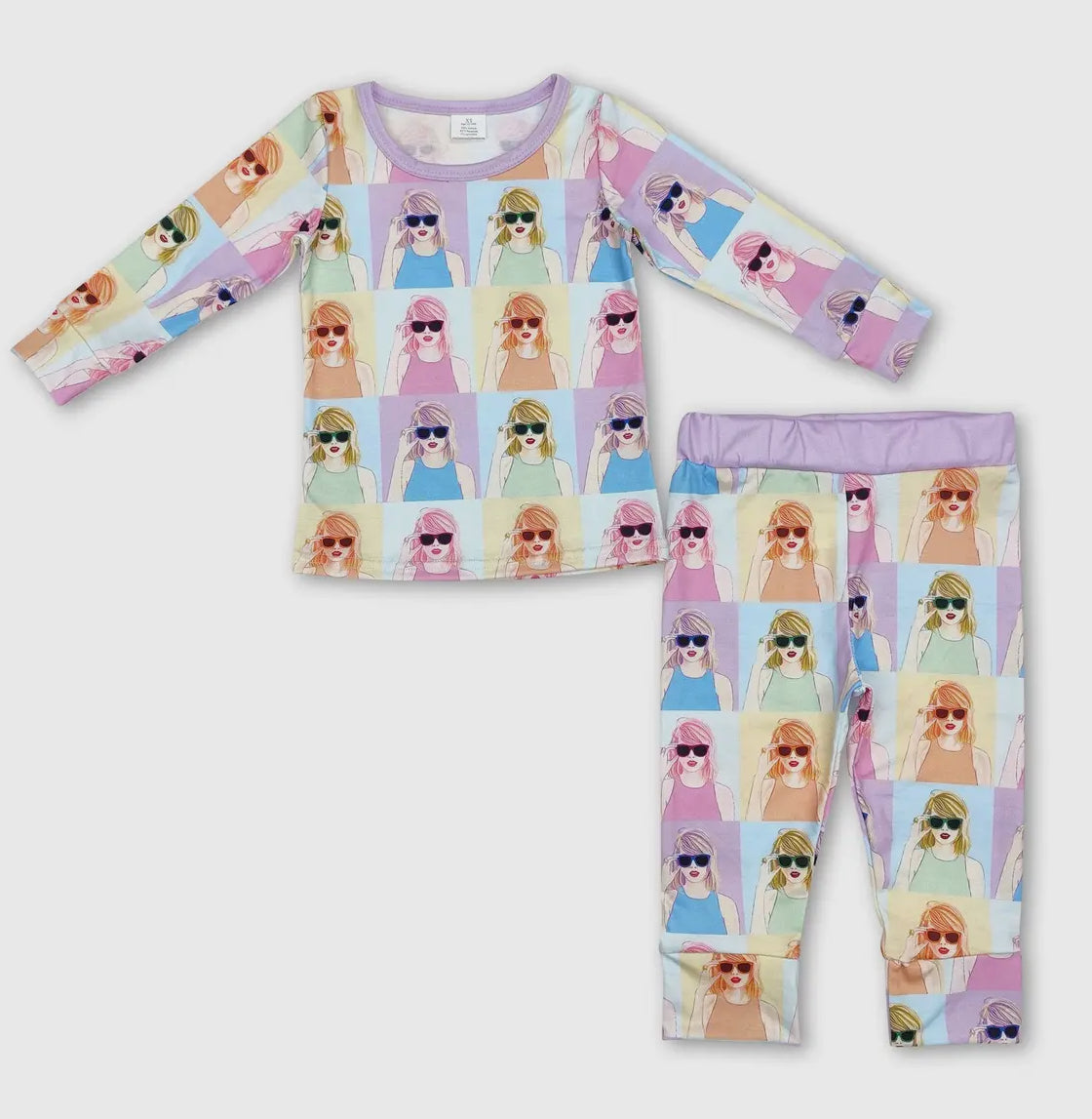 Swiftie Allover Print PJ Set